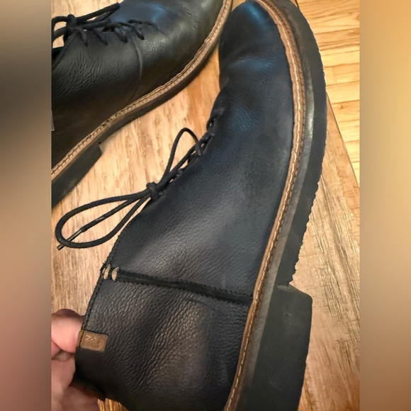 El Naturalista Black Chukka Boots with Leather Upper and Rubber Sole - Picture 4 of 5